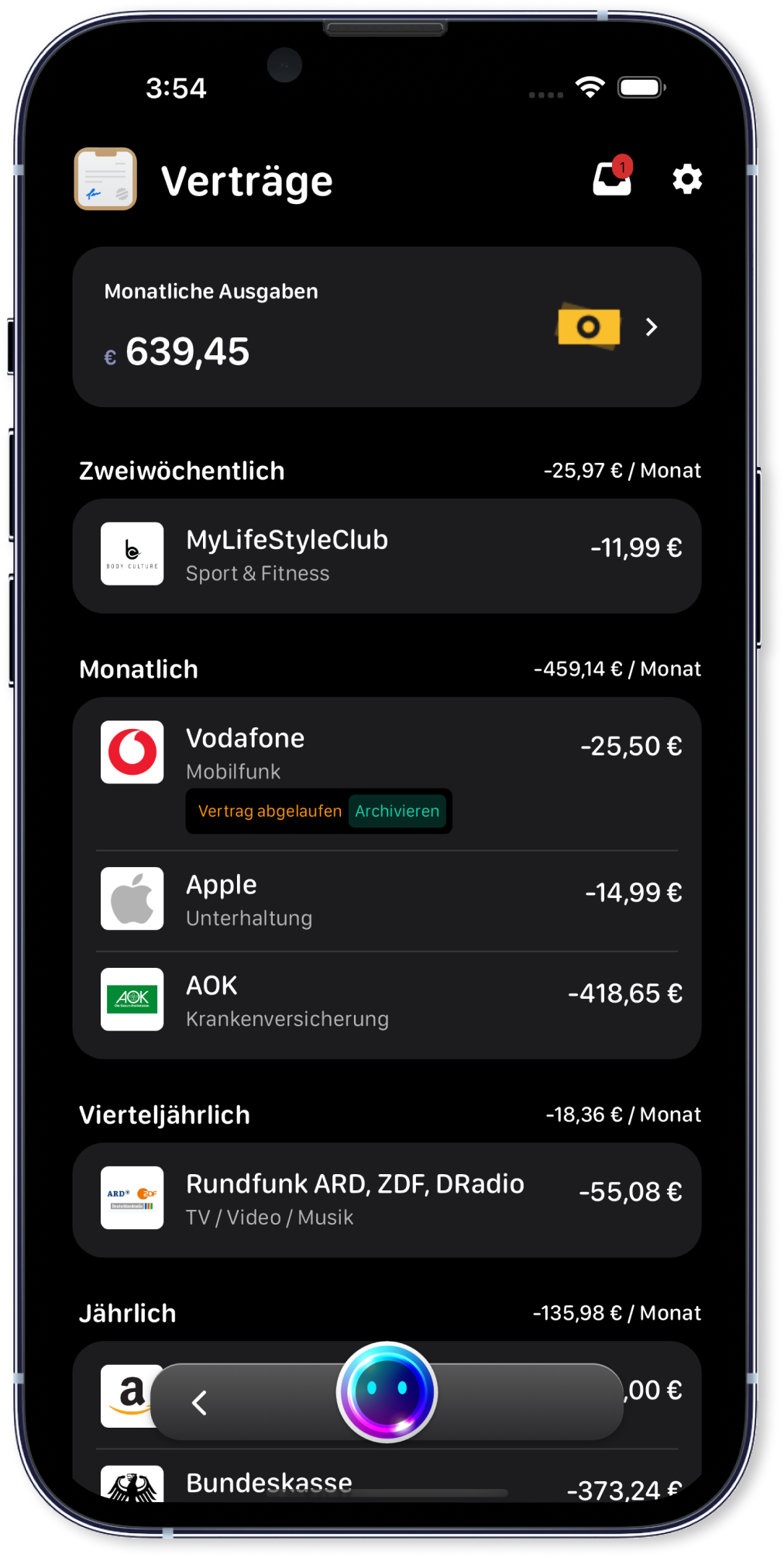 Verträge verwalten, analysieren und kündigen mit LIV