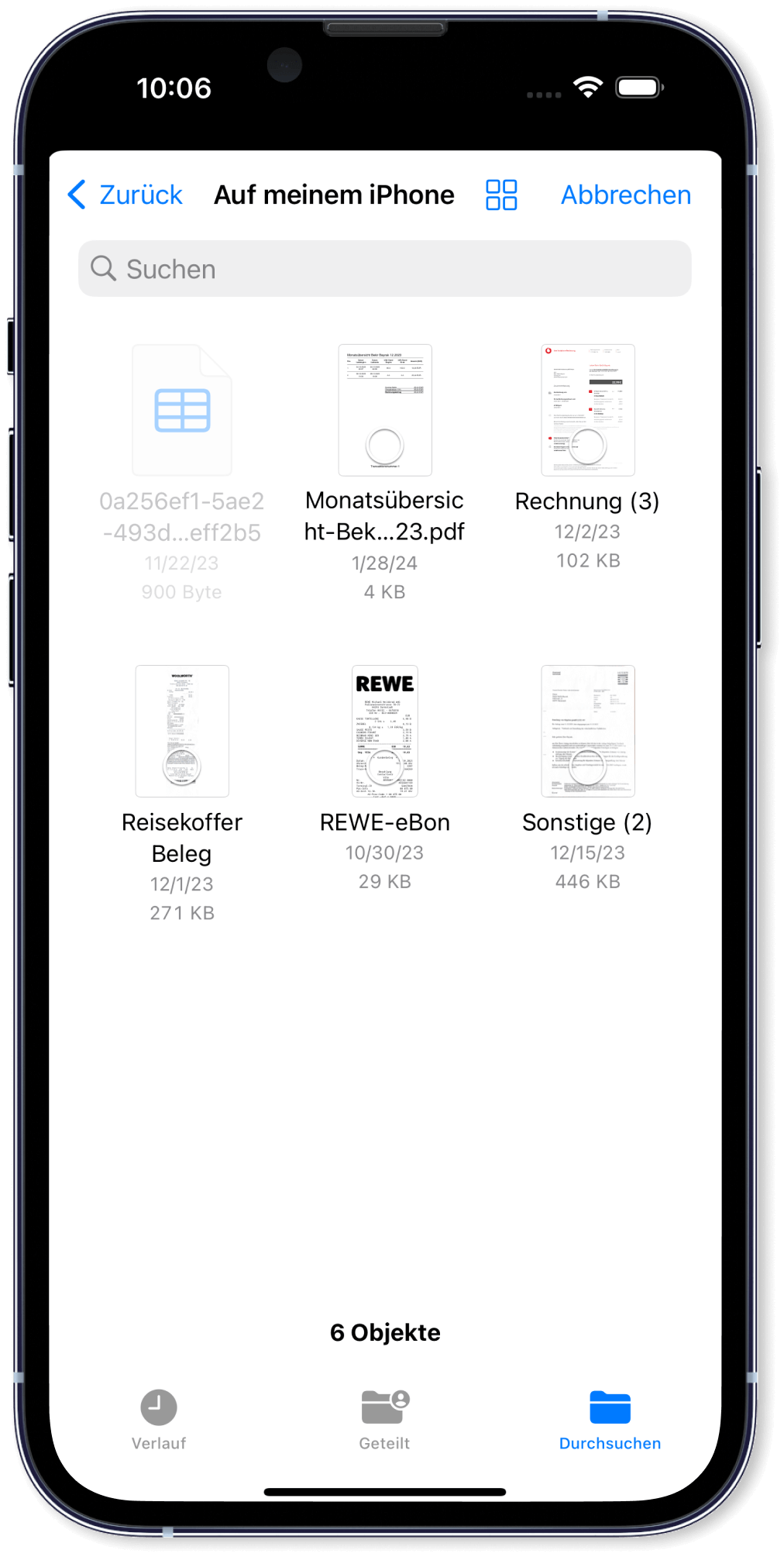 PDF-Dokumente direkt in LIV hochladen und speichern