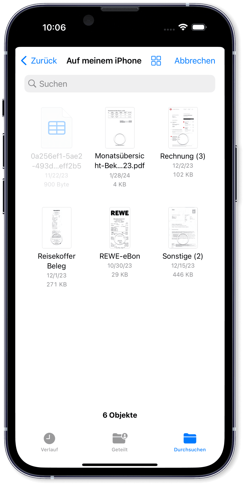 PDF-Dokumente direkt in LIV hochladen und speichern